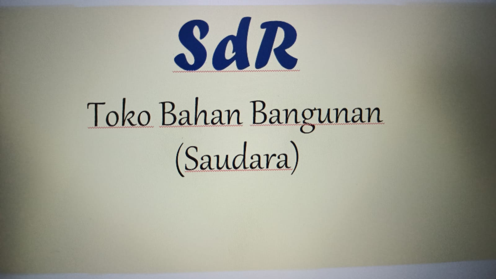 Toko Bangunan Saudara