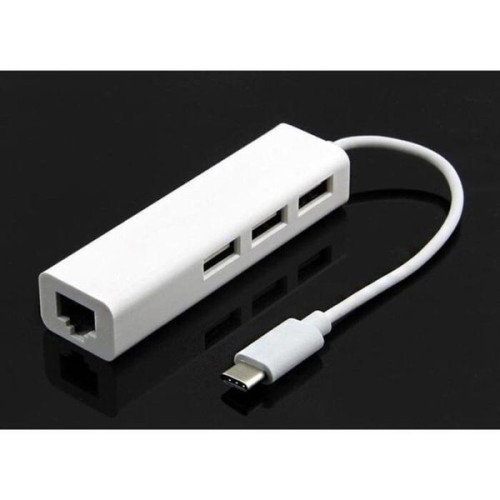 CONVERTER TYPE C KE USB HUB 3 PORT