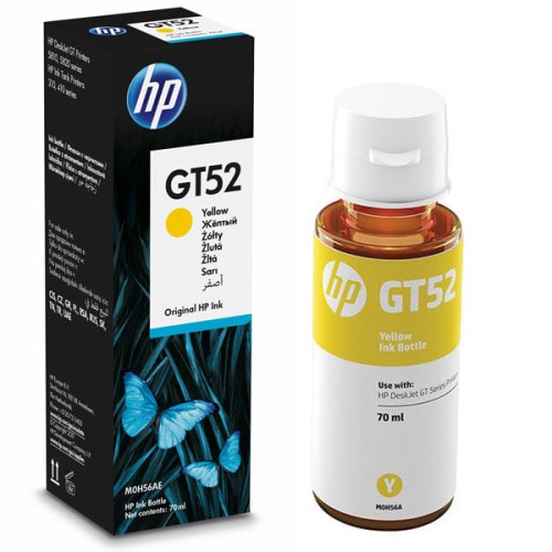 Tinta HP GT52 Yellow/Kuning Original Ink Bottle (M0H56AA) For GT5810/GT 5820