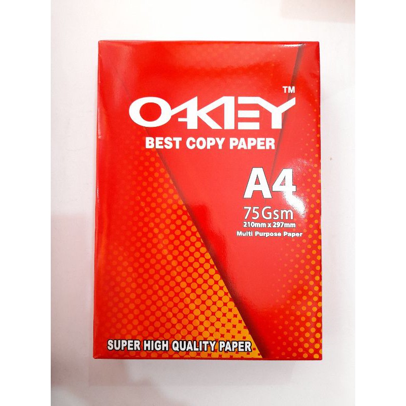 KERTAS A4 75GSM OKEY