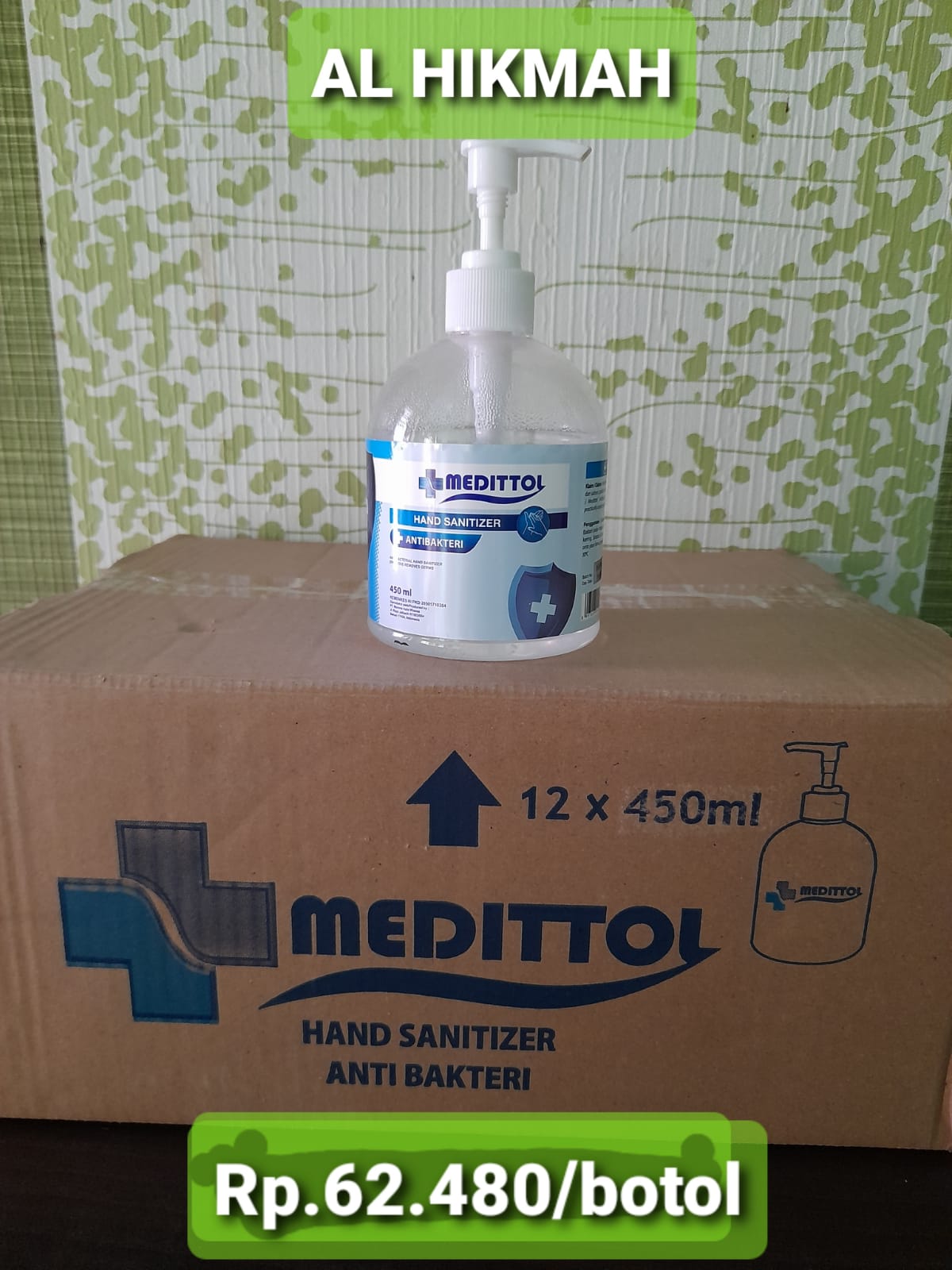 Hand Sanitizer Anti Bakteri Medittol 450ml