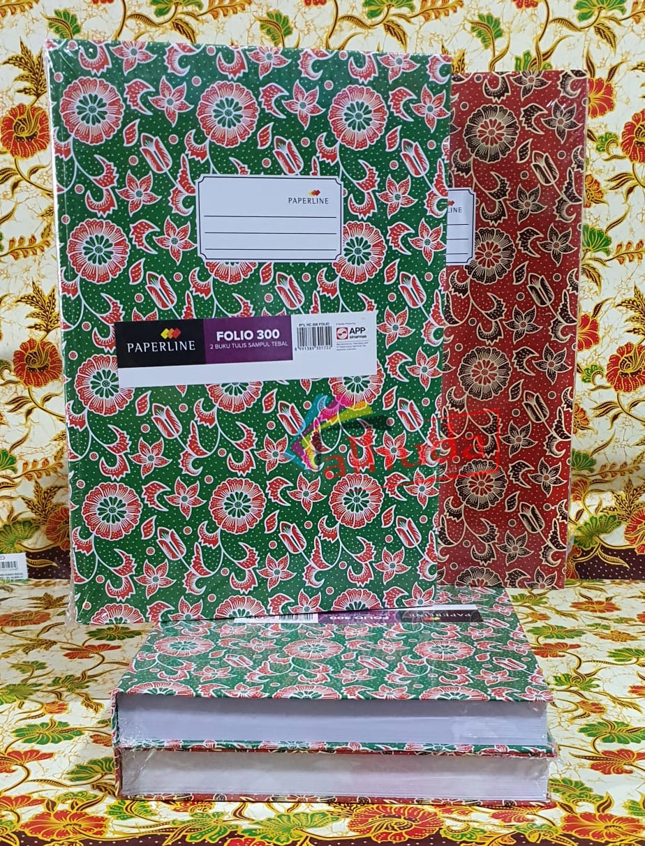 BUKU HARDCOVER PAPERLINE FOLIO @300 (harga sudah termasuk pajak)