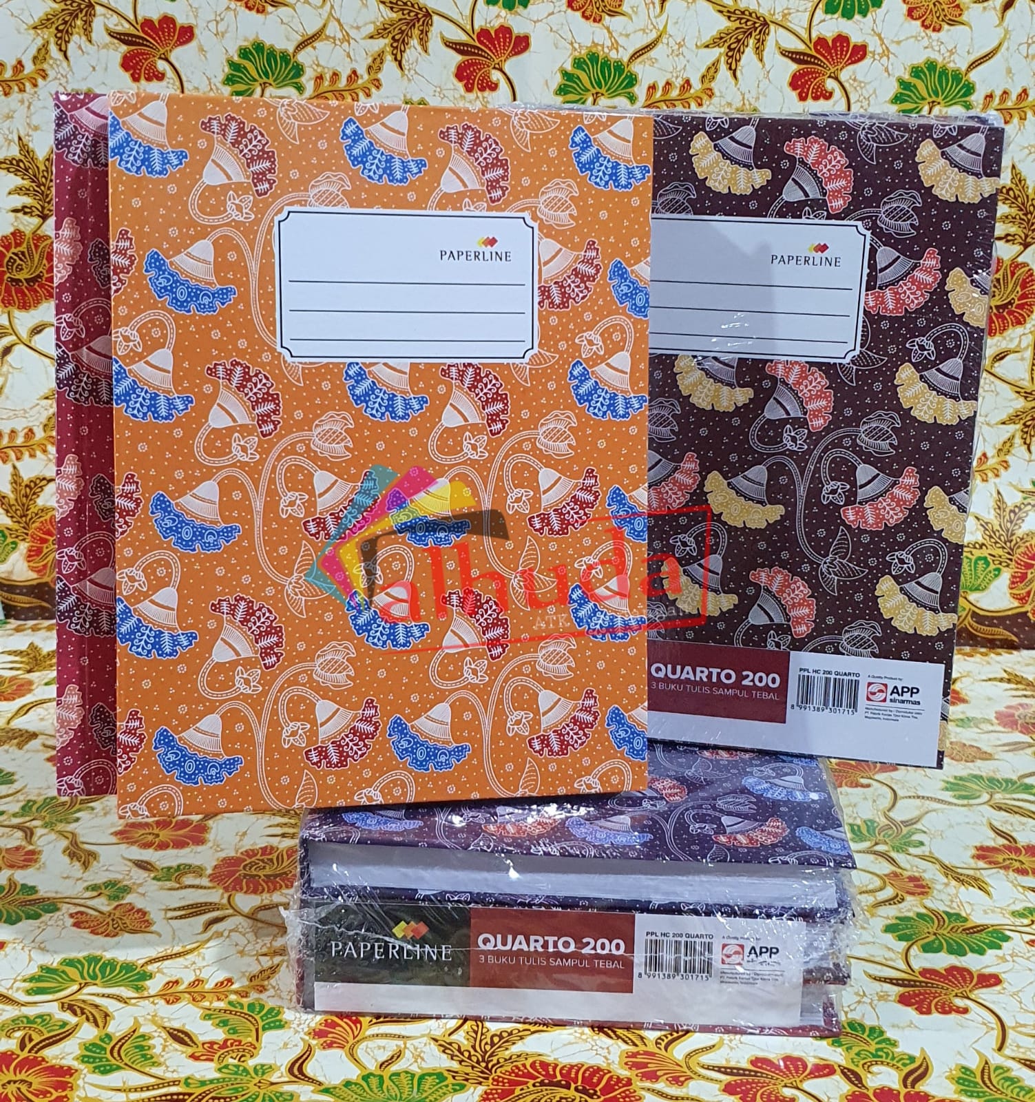 BUKU HARDCOVER PAPERLINE KWARTO @200