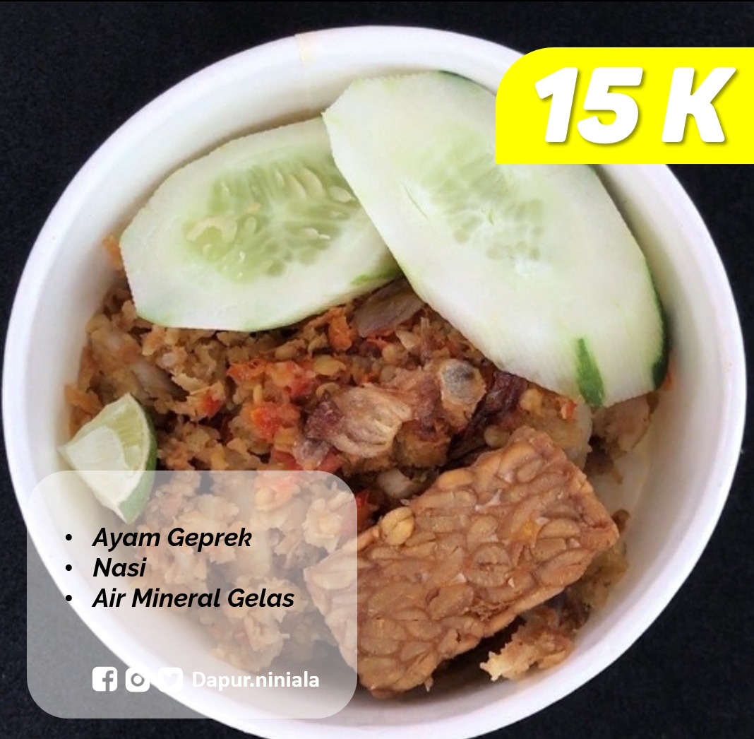 NASI AYAM GEPREK 15K