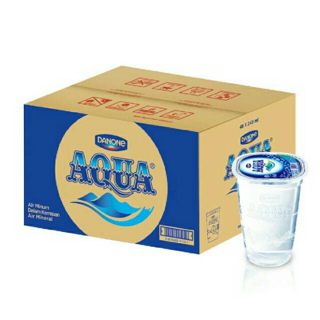 Air Mineral - Aqua Gelas