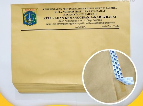 cetak amplop lem samsons ukuran D per pak