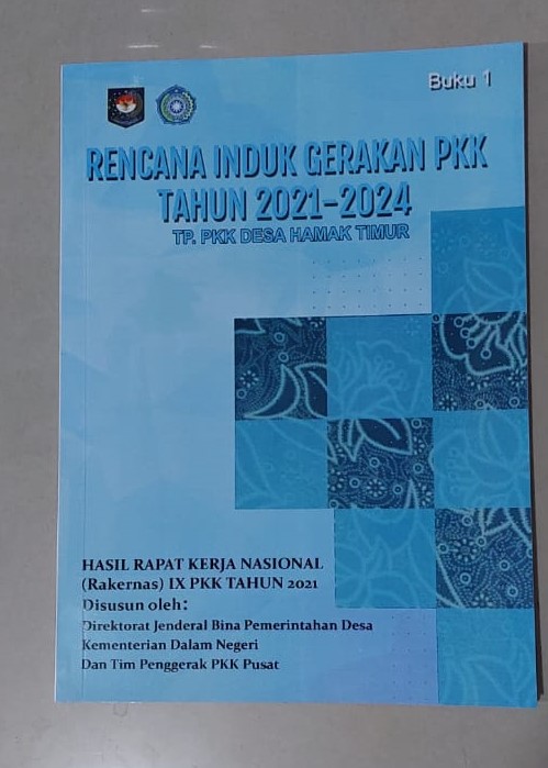 cetak buku PKK buku 2 rencana induk gerakan PKK, isi BW