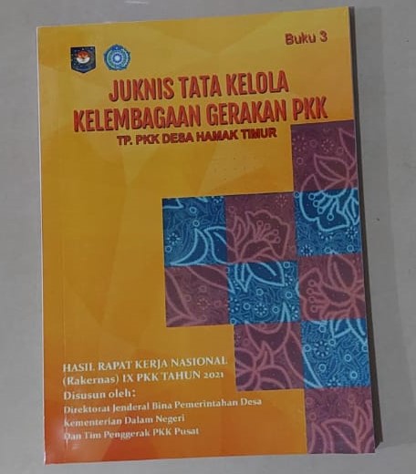 cetak buku PKK buku 3 rencana induk gerakan PKK, isi Bw