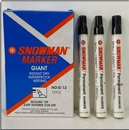 SPIDOL SNOWMAN PERMANEN G-12 (SUDAH TERMASUK PAJAK)