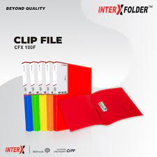 MAP PLASTIK JEPIT INTER X FOLDER