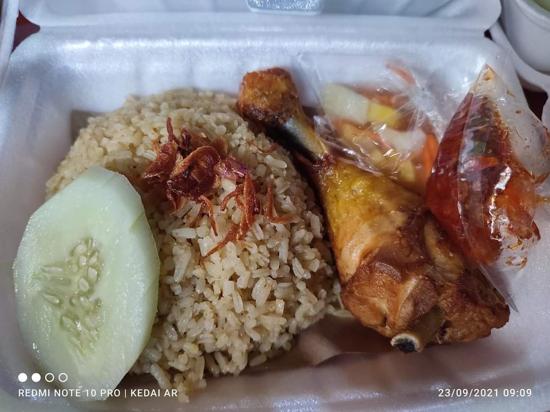 Nasi samin/mandhi beras banjar