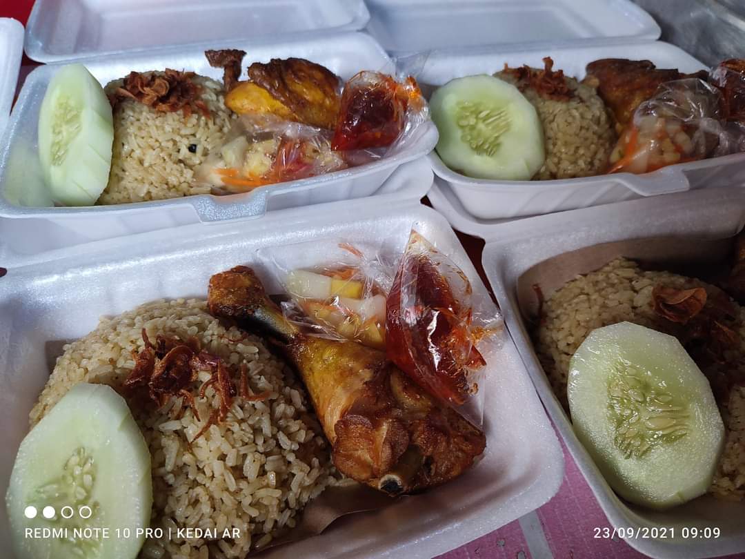 Nasi samin/mandhi beras banjar