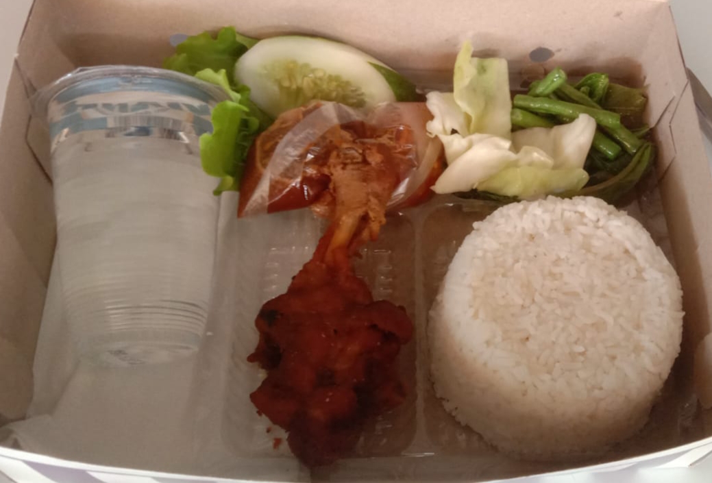 Paket Nasi Kotak Ayam Kalasan