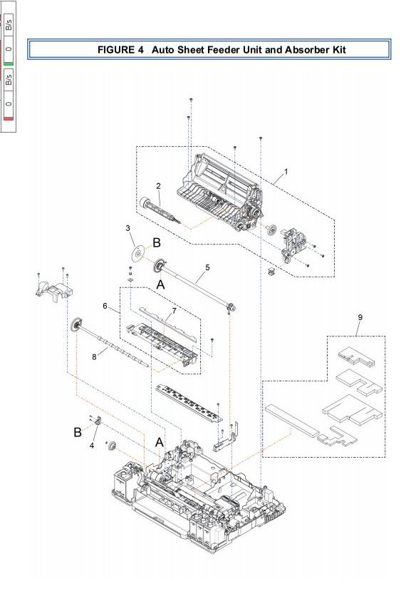 CANON TYPE NON G CLEANING VACUM DAN RESET dan Absorber replace