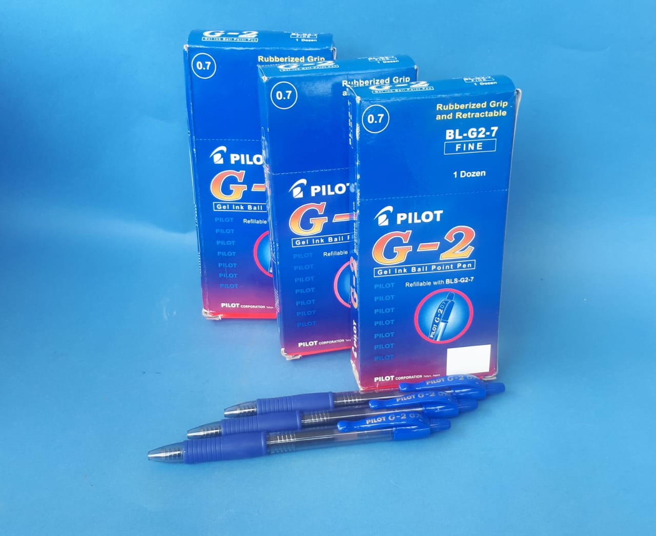 PEN PILOT G-2 0.7 MM BIRU