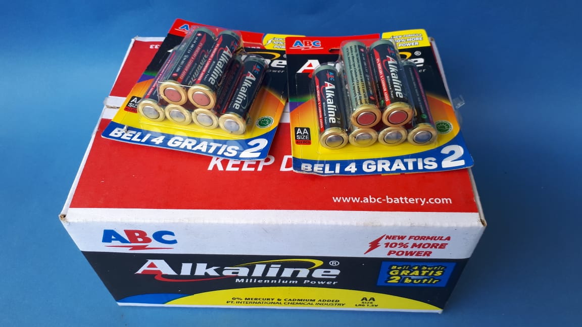 BATERAI ABC ALKALINE