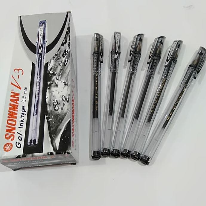 Pen Snowman V2 ( Per Kotak )