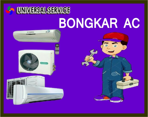 BONGKAR AC / SERVICE AC