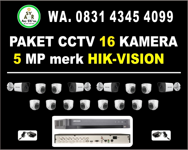 CCTV 16 Kamera 5 MegaPixel
