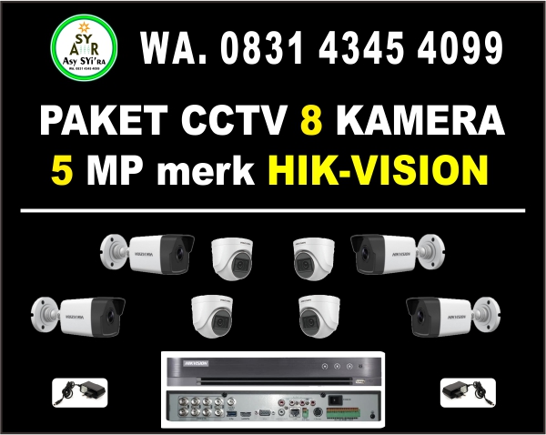CCTV 8 Kamera 5 MegaPixel