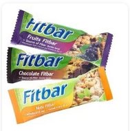 Fitbar 22 gram Choco/ Nuts/ Fruits/ Tiramisu (SEMUA HARGA SIOPEN SUDAH TERMASUK PAJAK)