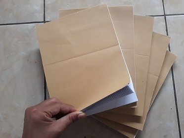 Cetak Kertas uk. 108 x 165 / 107,5 x 148,5 (1/2 Folio/Quarto)