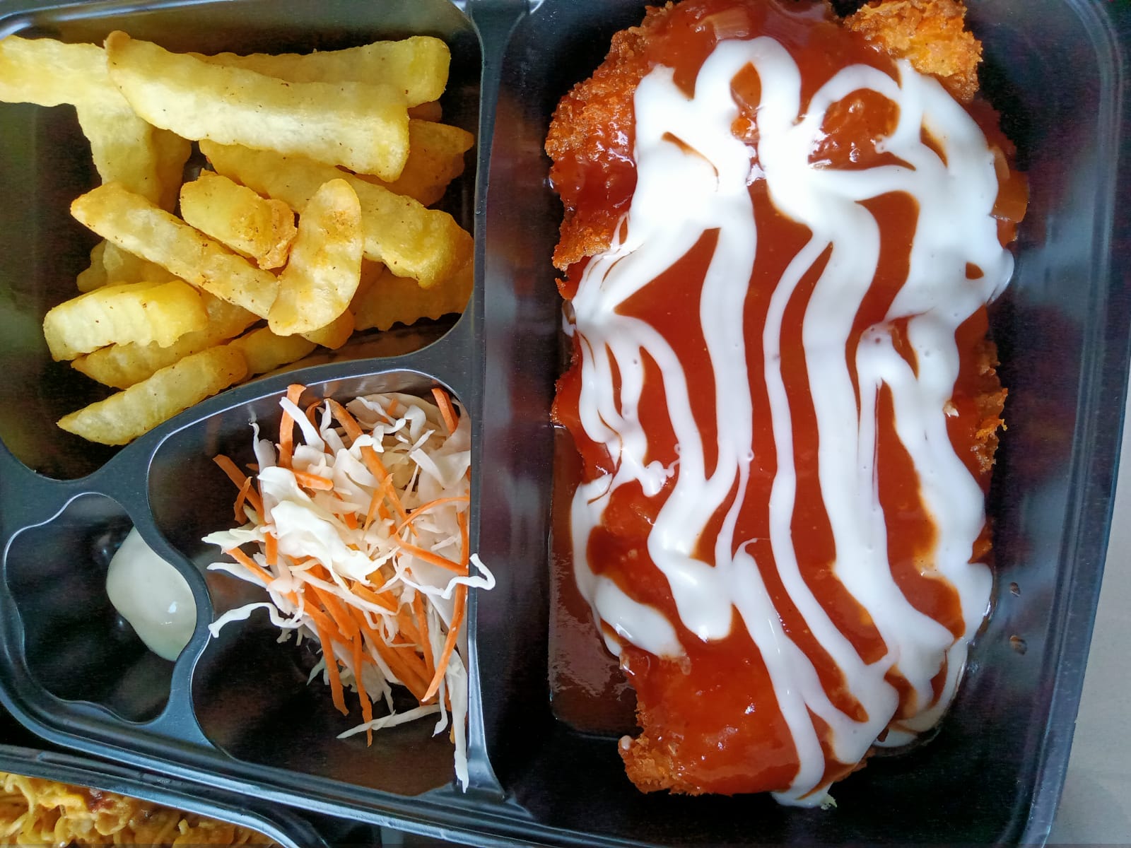 Chicken Katsu + Kentang Goreng