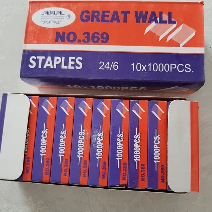 Isi Stapler/Staples Great Wall No.3 (369)