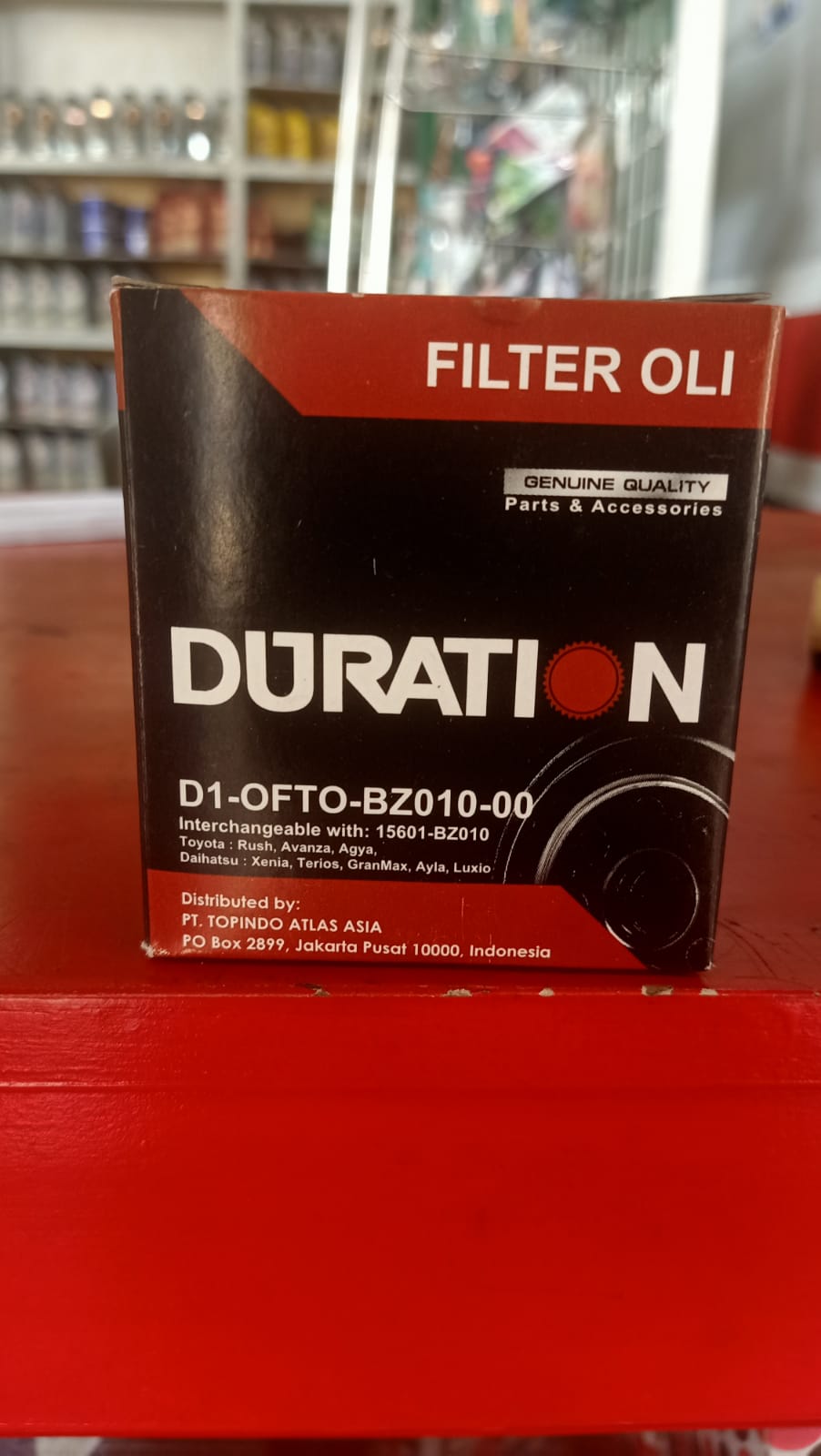 Filter Oli Duration Avanza
