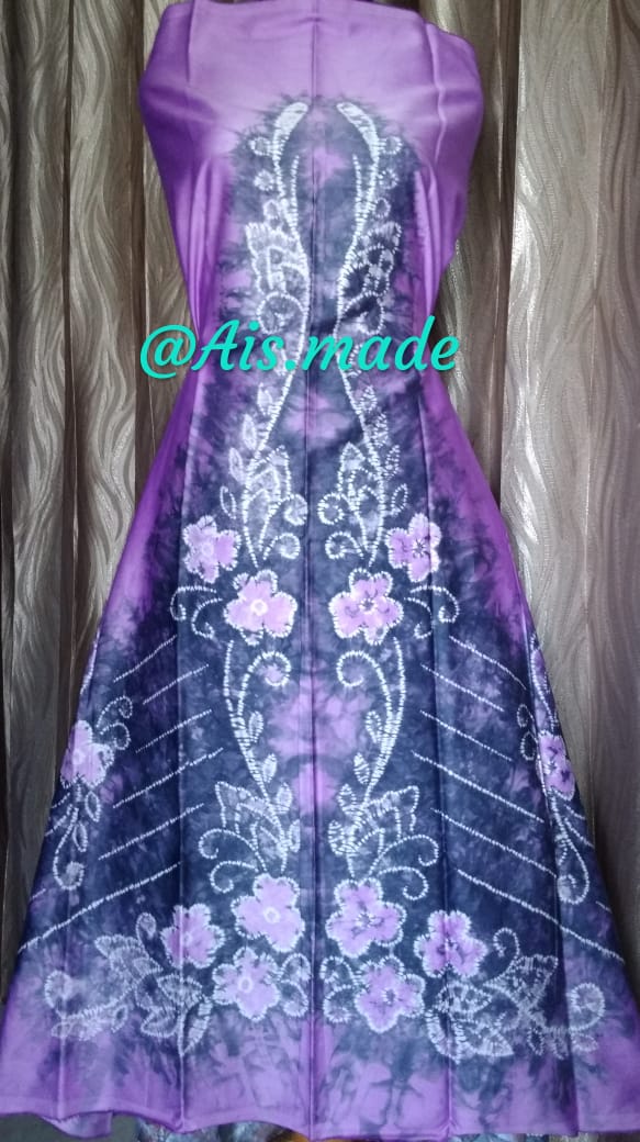 Kain Sasirangan katun satin Full Motif