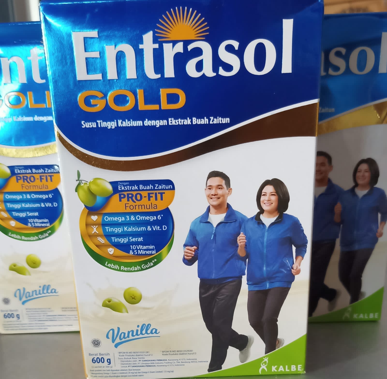 Susu Entrasol Gold 600 gram