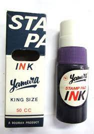 tintah stamping ink yamura ungu besar