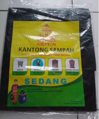 Plastik Sampah (Sedang (60 x 80 cm) isi 10 lbr)