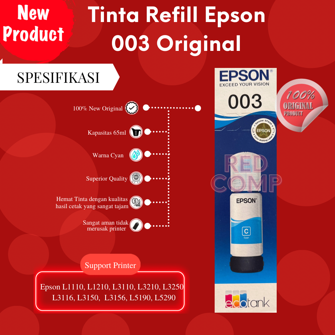 TINTA EPSON ORIGINAL 003 [ CYAN ]