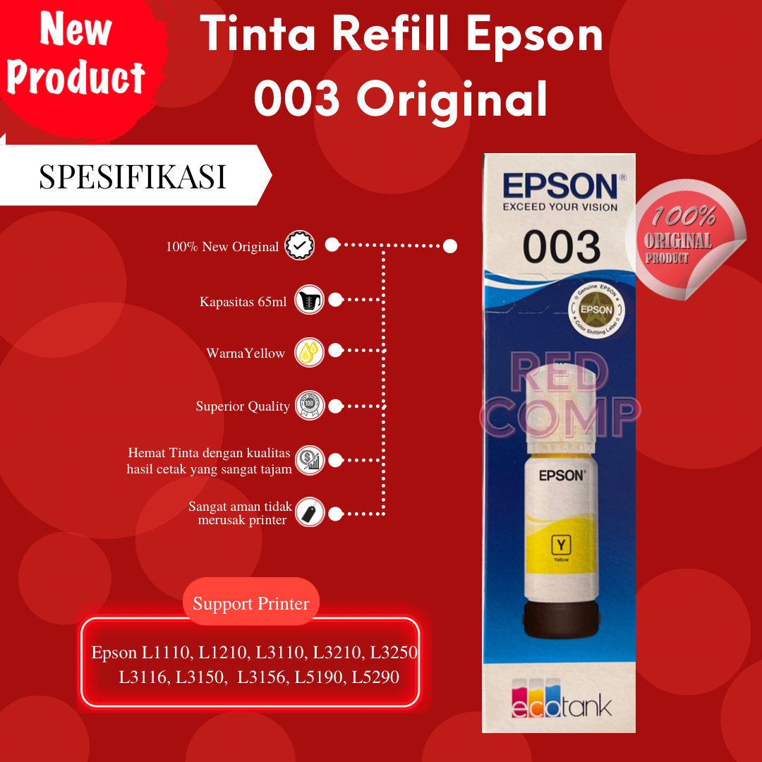 TINTA EPSON ORIGINAL 003 [ YELLOW ]