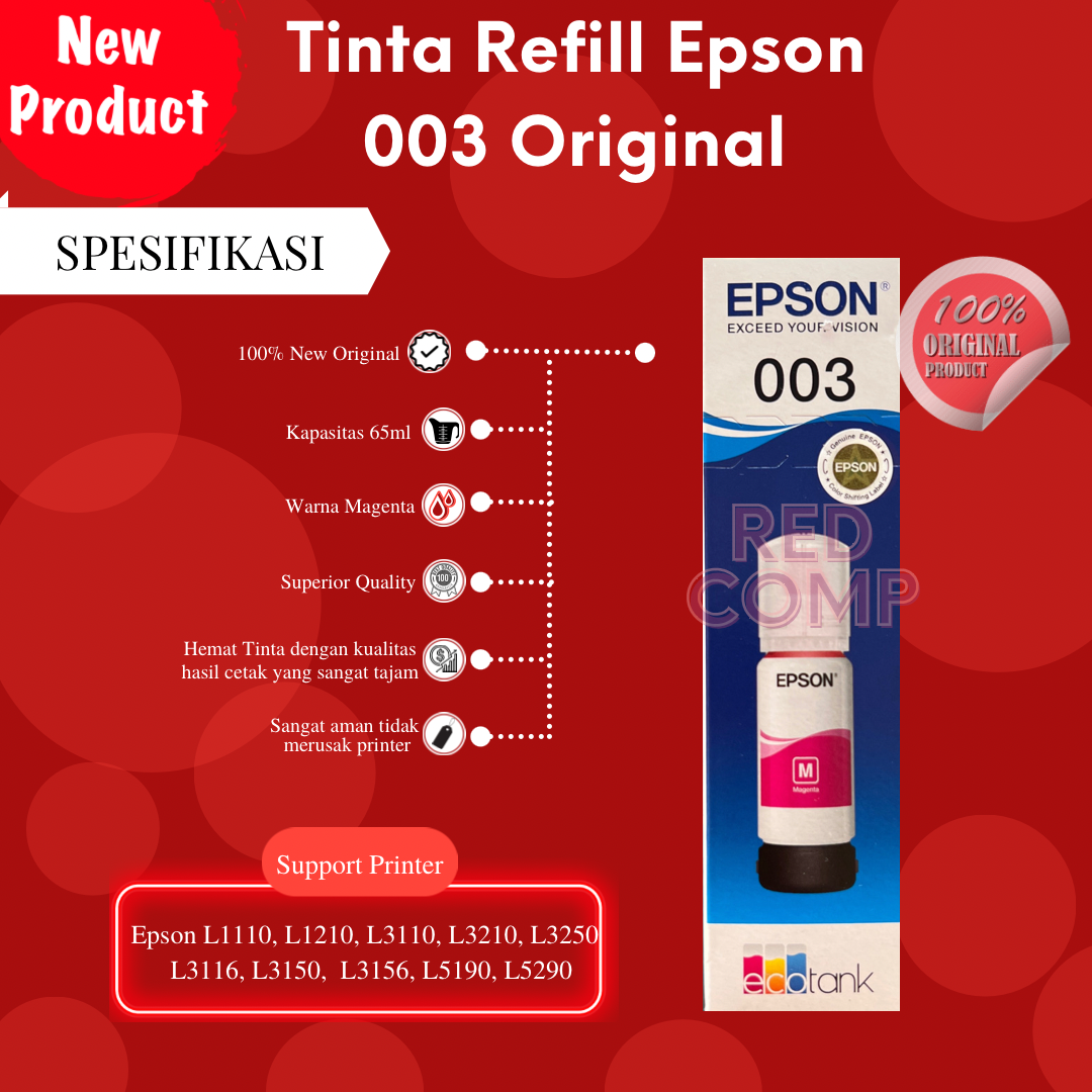 TINTA EPSON ORIGINAL 003 [ MAGENTA ]