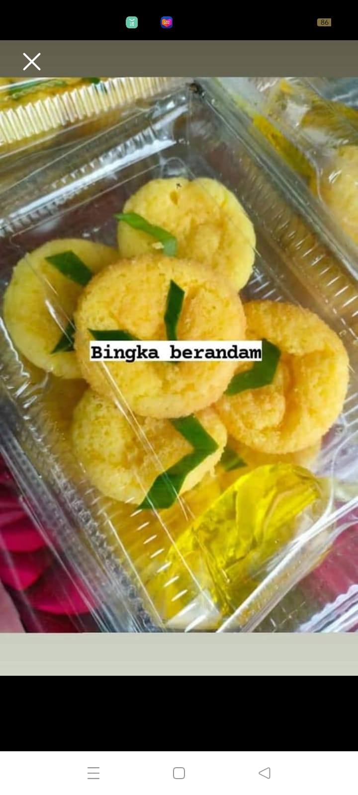 Kue Bingka barandam