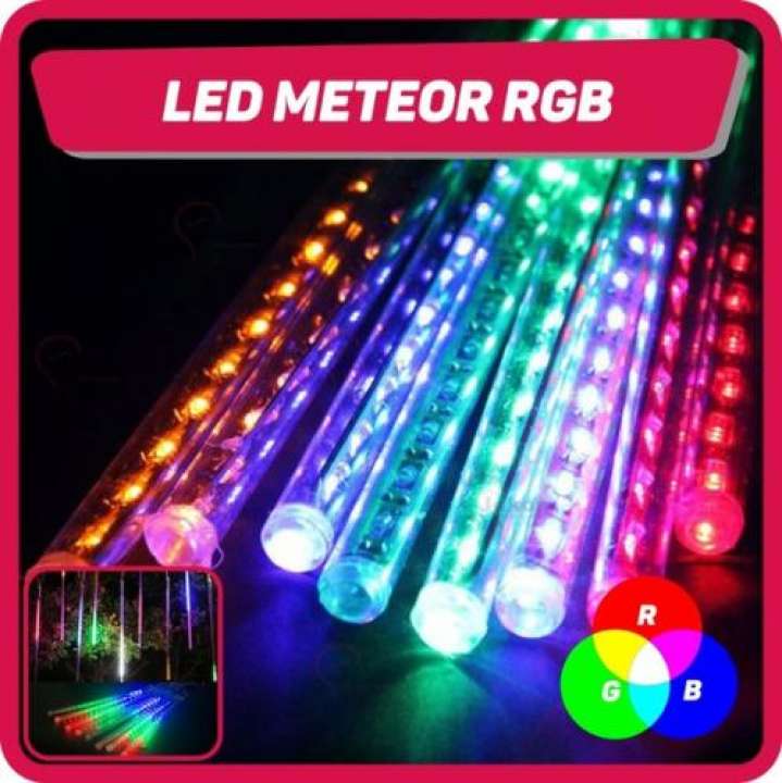 LAMPU LED METEOR 50CM RGB