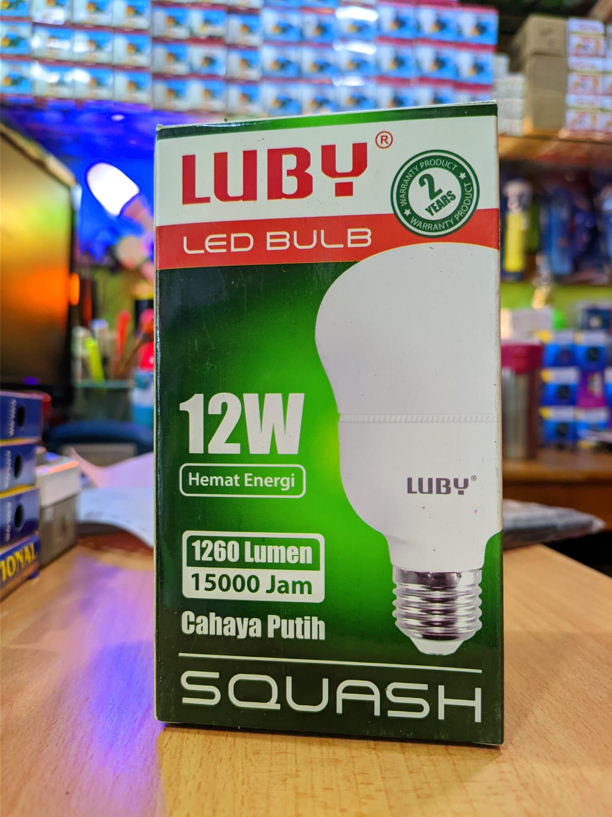 LAMPU LED LUBY SQUASH 12 WATT