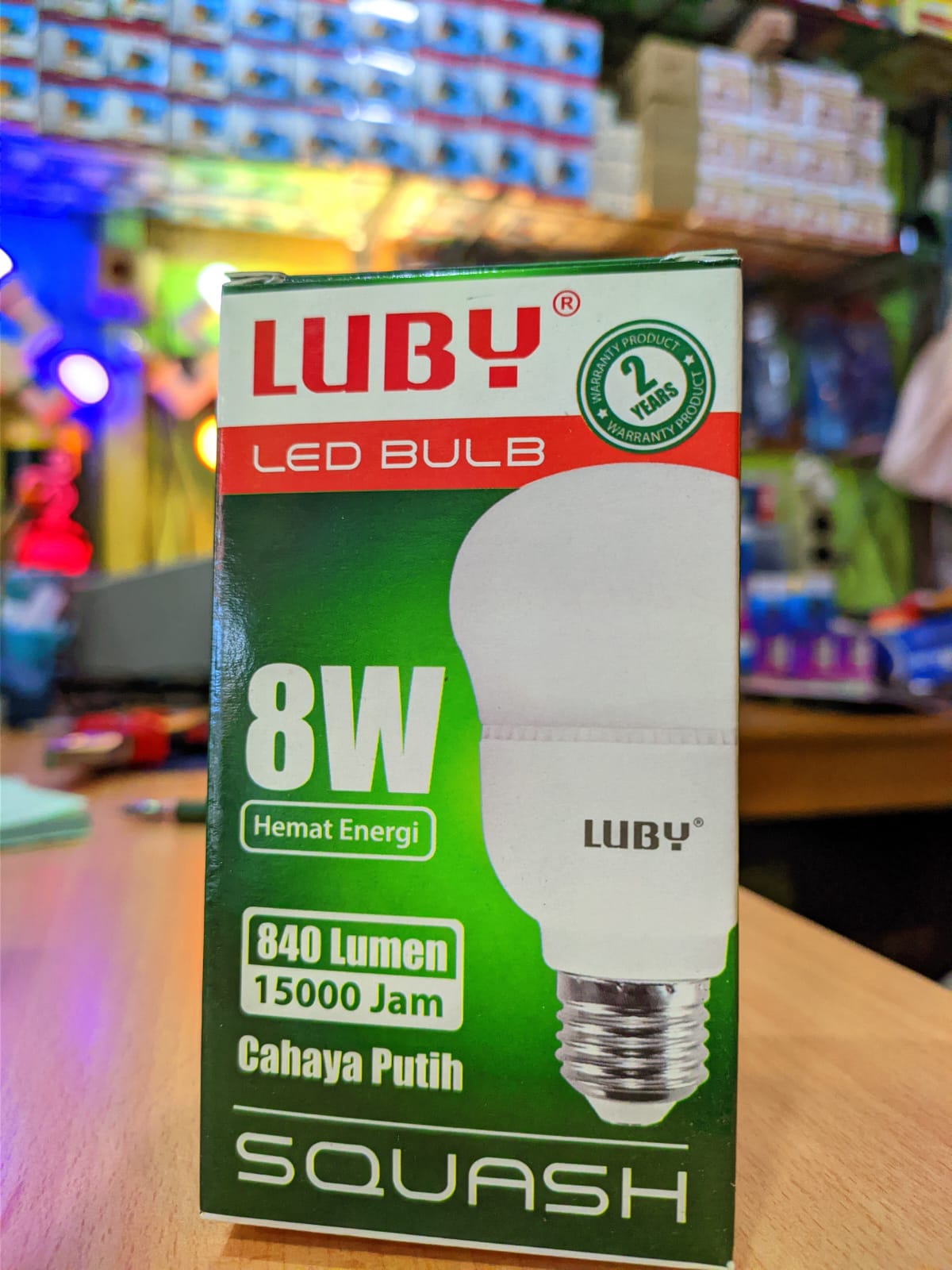 LAMPU LED LUBY SQUASH 8 WATT