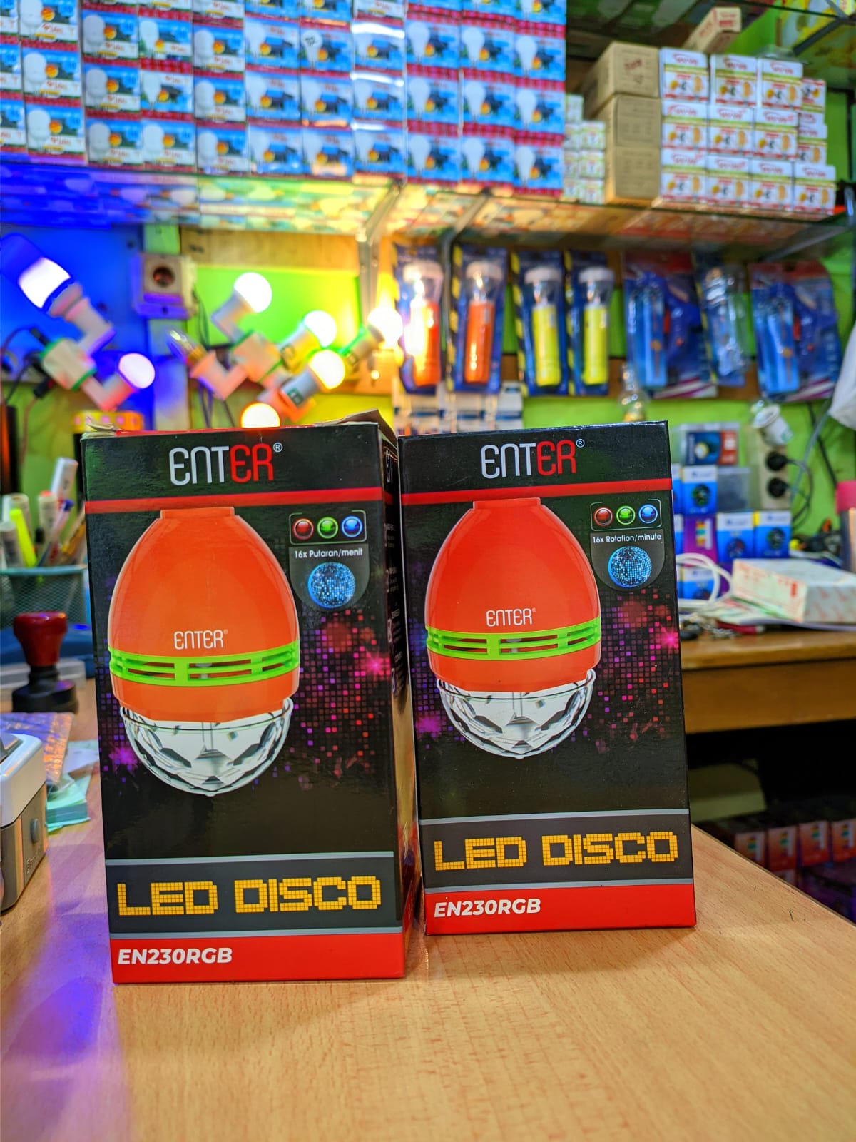 LAMPU LED DISCO ENTER