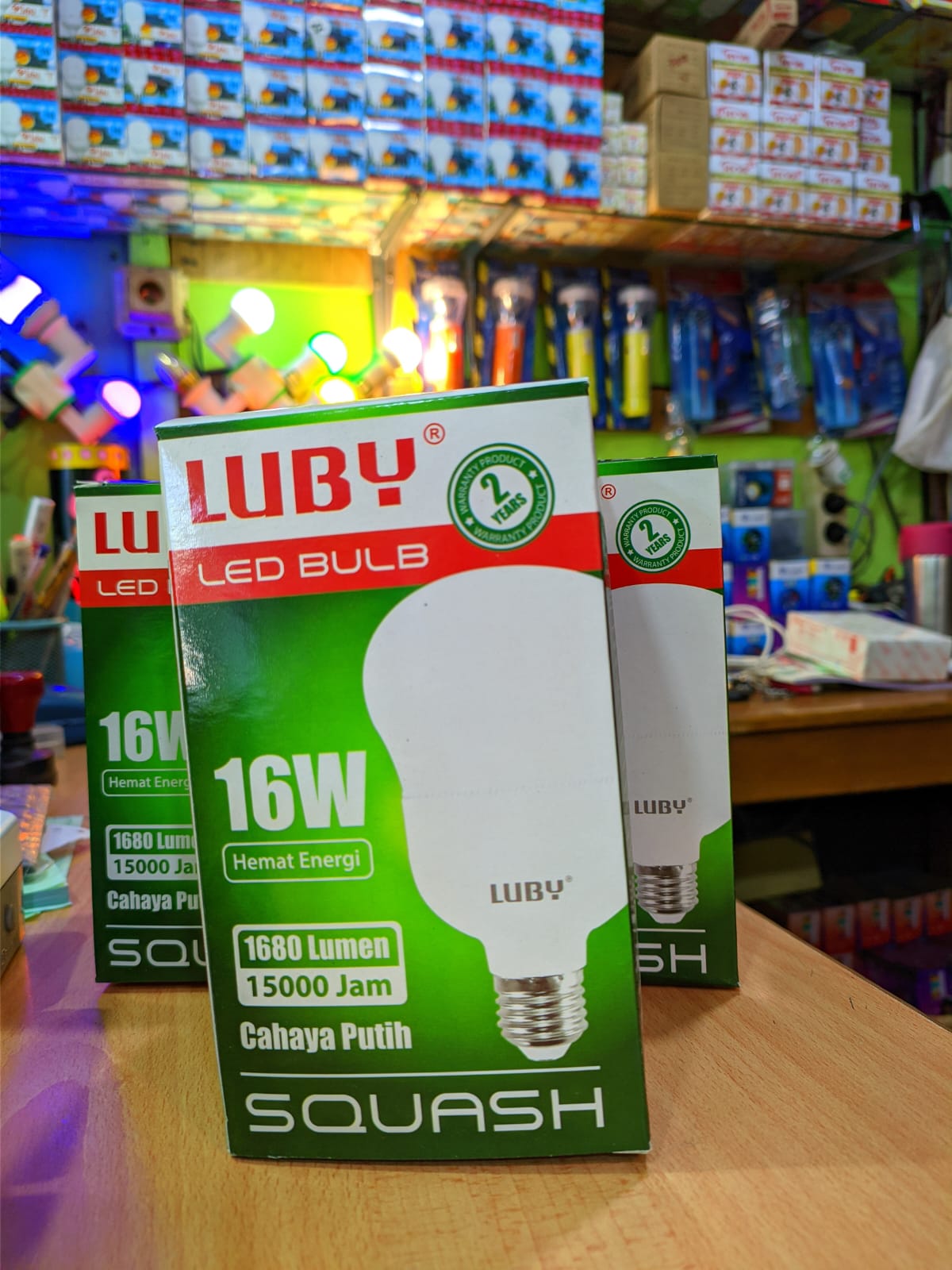 LAMPU LED LUBY SQUASH 16 WATT