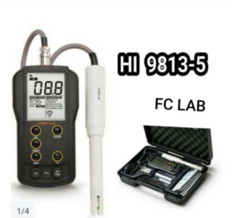 HI9813-5 Hanna Instruments pH /EC/TDS Temperator Meter
