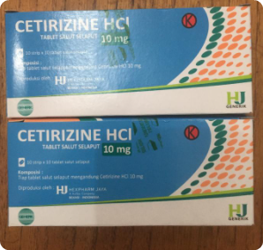 Cetirizine HCI 10 mg