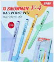 PEN SNOWMEN V-4 HITAM