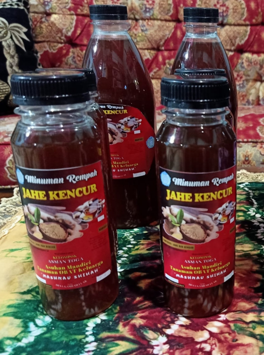 MINUMAN REMPAH JAHE KENCUR MASHNAU SHIHAH