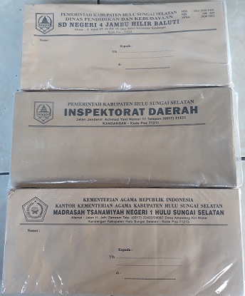 Amplop coklat Kecil