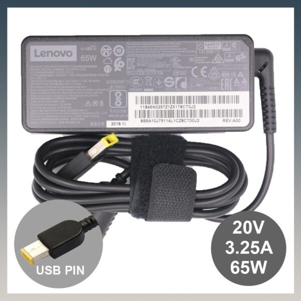 Adaptor Lenovo 20V 3.25A