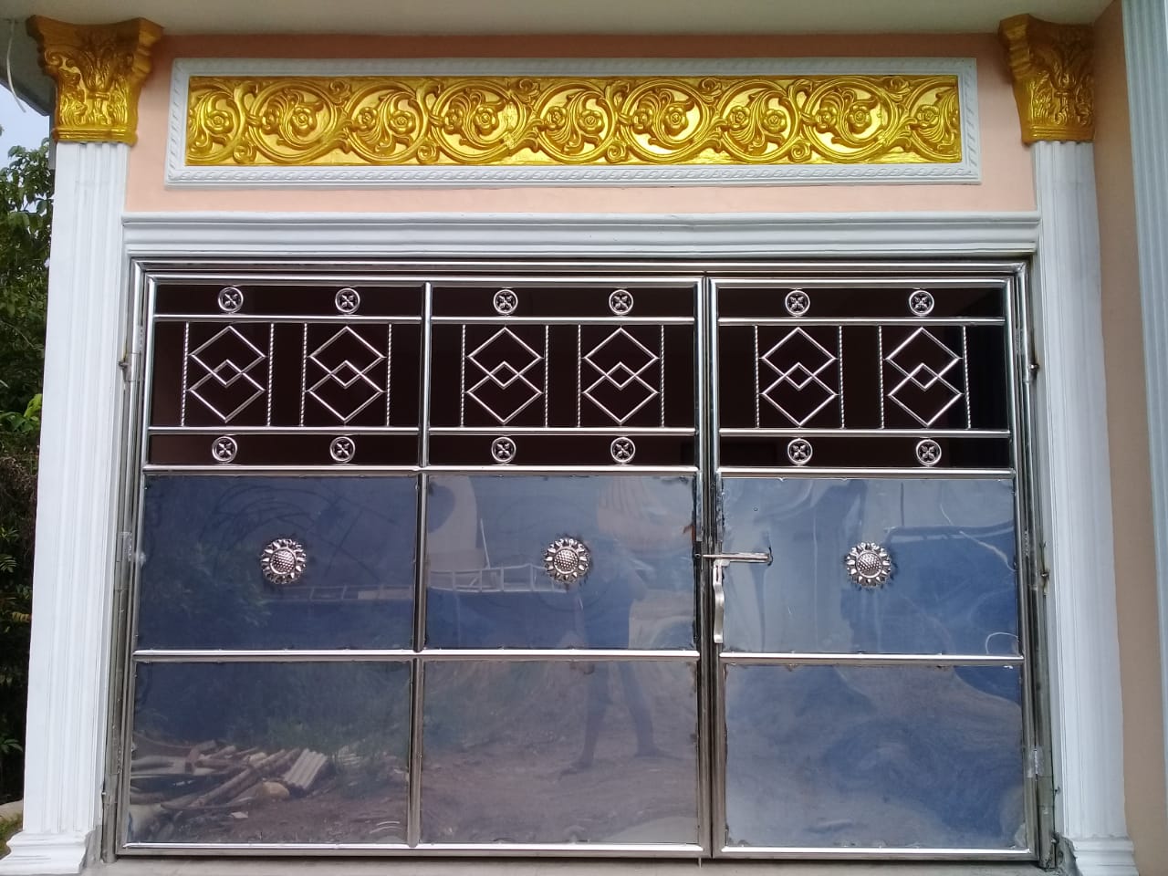 pintu pagar SS stainless