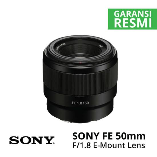 Lensa Sony FE 50 MM F 1.8
